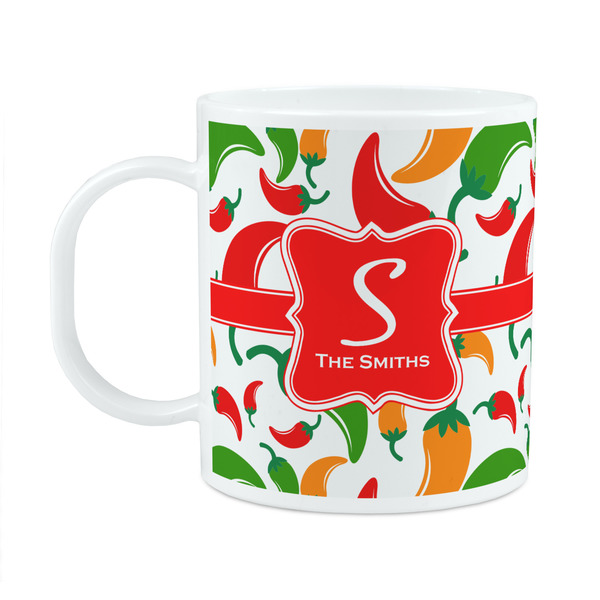 Custom Colored Peppers Plastic Kids Mug (Personalized)