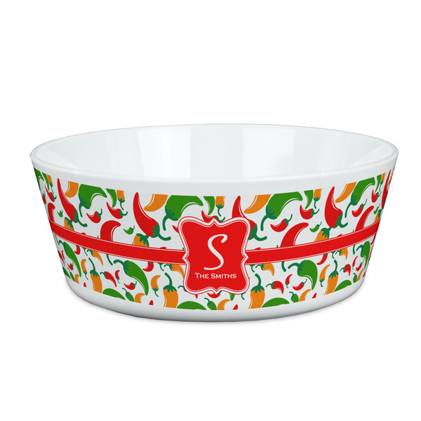 Custom Colored Peppers Kid's Bowl (Personalized)