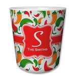 Colored Peppers Plastic Tumbler 6oz (Personalized)