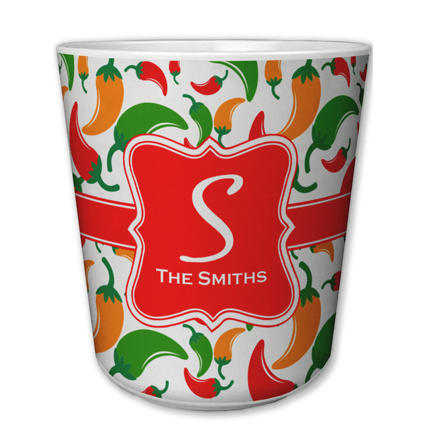 Custom Colored Peppers Plastic Tumbler 6oz (Personalized)
