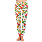 Colored Peppers Ladies Leggings - Extra Small