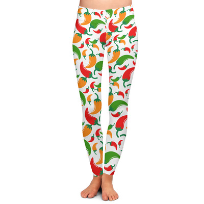 Colored Peppers Ladies Leggings - Extra Small (Personalized)