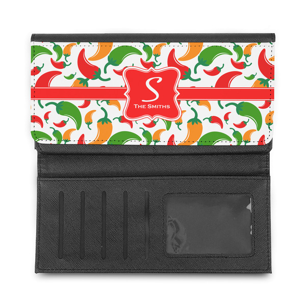 Colored Peppers Ladies Wallet - Half Way Open