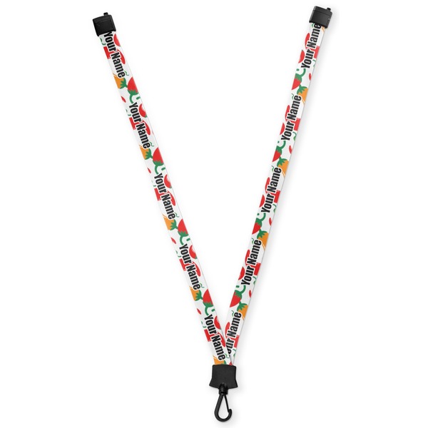 Custom Colored Peppers Lanyard (Personalized)