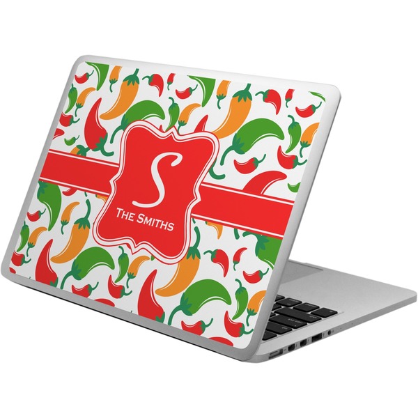 Custom Colored Peppers Laptop Skin - Custom Sized (Personalized)