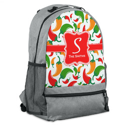 Colored Peppers Backpack - Grey (Personalized)