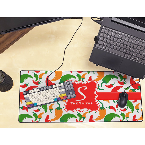 Colored Peppers Large Gaming Mats - LIFESTYLE