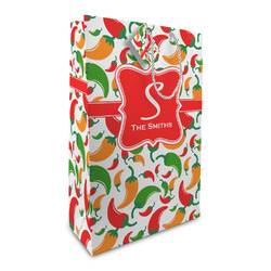 Colored Peppers Large Gift Bag (Personalized)