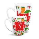 Colored Peppers Latte Mug (Personalized)