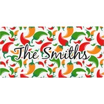 Colored Peppers Front License Plate (Personalized)