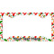 Colored Peppers License Plate Frame - Style C