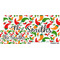 Colored Peppers License Plate (Sizes)