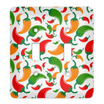 Colored Peppers Light Switch Cover (2 Toggle Plate)