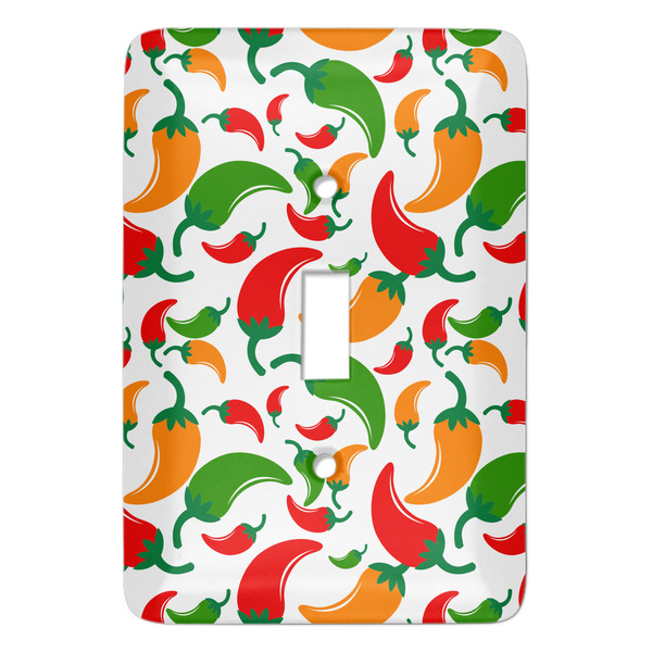 Custom Colored Peppers Light Switch Cover