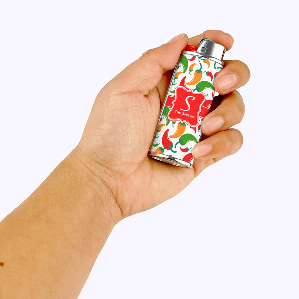 Colored Peppers Lighter Case - LIFESTYLE
