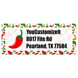 Colored Peppers Return Address Labels (Personalized)