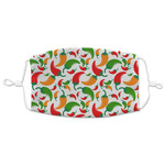 Colored Peppers Adult Cloth Face Mask - XLarge