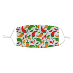 Colored Peppers Kid's Cloth Face Mask