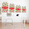 Colored Peppers Matte Poster - Sizes