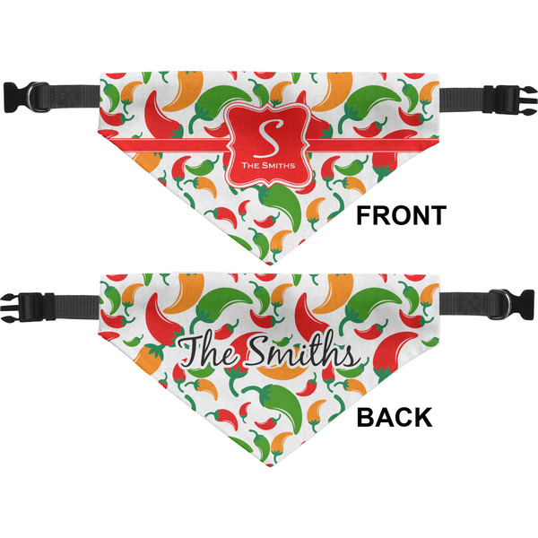 Colored Peppers Medium Dog Bandana Approval