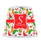 Colored Peppers Poly Film Empire Lampshade - Front View