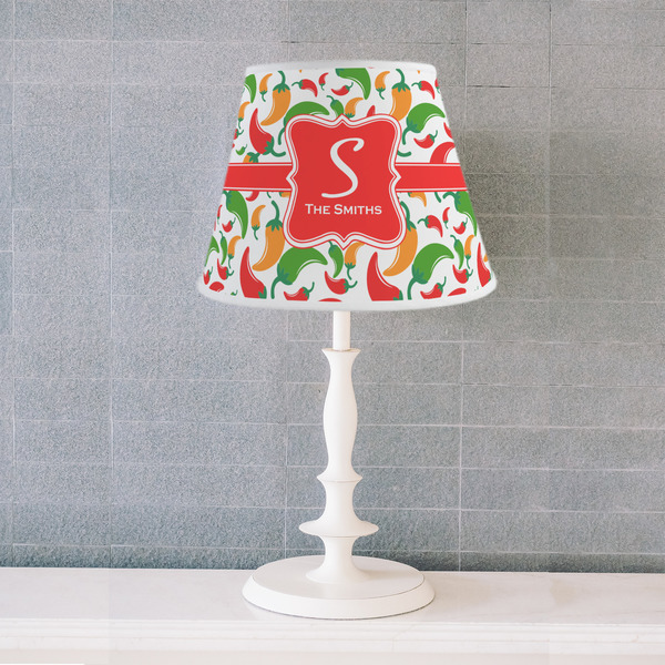 Colored Peppers Poly Film Empire Lampshade - Lifestyle