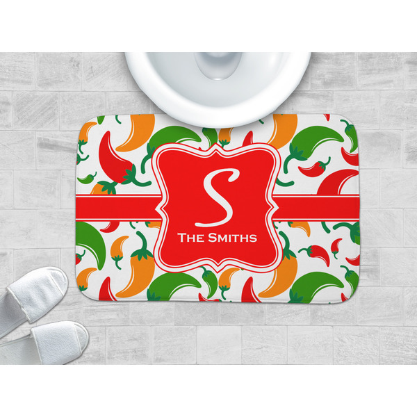 Colored Peppers Memory Foam Bath Mat - LIFESTYLE 34x21