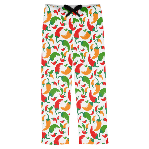 Custom Colored Peppers Mens Pajama Pants - L