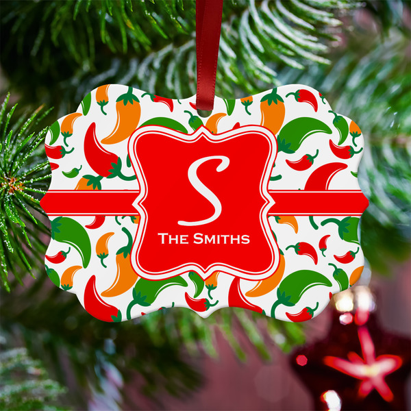 Colored Peppers Metal Benilux Ornament - Lifestyle