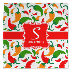 Colored Peppers Microfiber Dish Towel (Personalized)