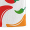 Colored Peppers Microfiber Dish Towel - DETAIL