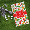 Colored Peppers Microfiber Golf Towels - LIFESTYLE