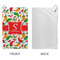 Colored Peppers Microfiber Golf Towels - Small - APPROVAL