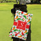 Colored Peppers Microfiber Golf Towels - Small - LIFESTYLE