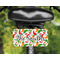 Colored Peppers Mini License Plate on Bicycle - LIFESTYLE Two holes