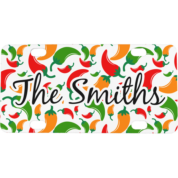 Custom Colored Peppers Mini/Bicycle License Plate (Personalized)