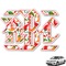Colored Peppers Monogram Car Decal