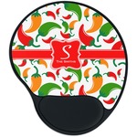 Colored Peppers Mouse Pad with Wrist Support