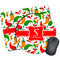 Colored Peppers Mouse Pads - Round & Rectangular