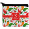 Colored Peppers Neoprene Coin Purse - Front