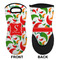 Colored Peppers Neoprene Oven Mitt (Front & Back)