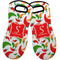 Colored Peppers Neoprene Oven Mitt -Set of 2 - Front