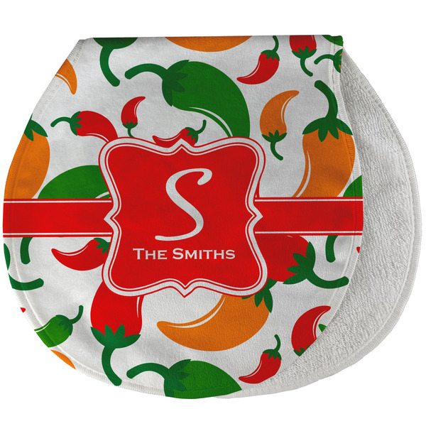 Colored Peppers New Baby Burp Folded