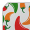 Colored Peppers Octagon Placemat - Single front (DETAIL)
