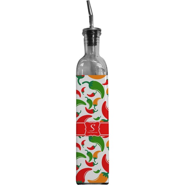 Custom Colored Peppers Oil Dispenser Bottle (Personalized)