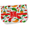 Colored Peppers Burp Cloth - Fleece w/ Name and Initial