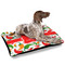 Colored Peppers Outdoor Dog Beds - Large - IN CONTEXT