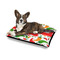 Colored Peppers Outdoor Dog Beds - Medium - IN CONTEXT