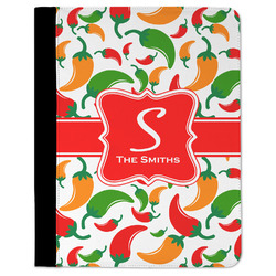 Colored Peppers Padfolio Clipboard - Large (Personalized)