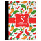 Colored Peppers Padfolio Clipboards - Large - FRONT